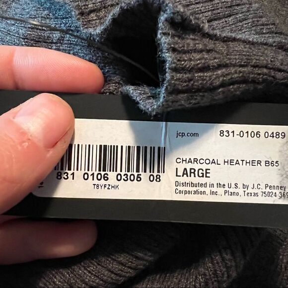 NWT! Worthington grey turtle neck sweater - Picture 5 of 13